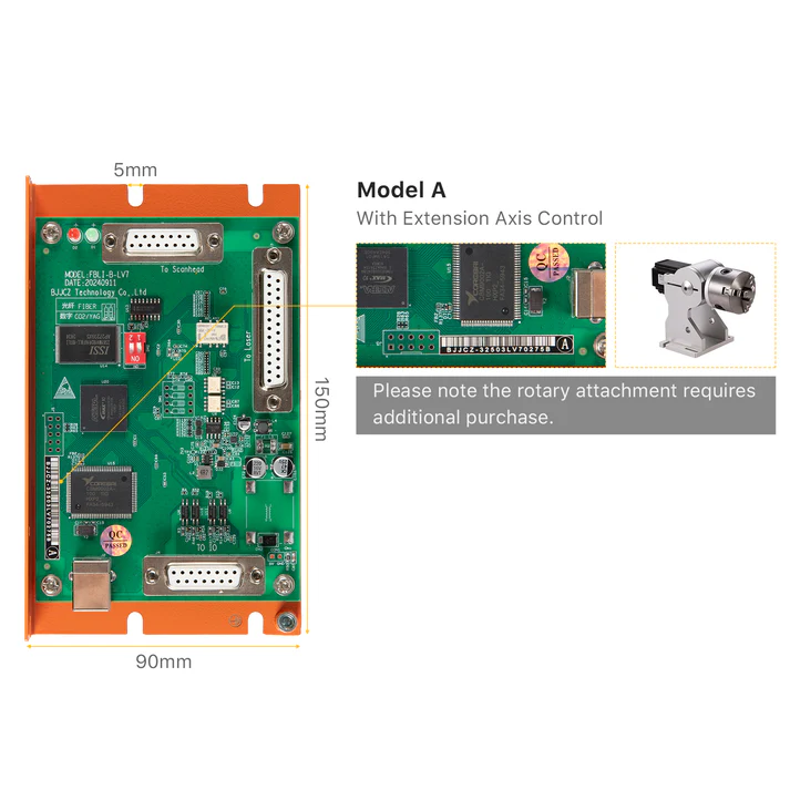 Skyphoenix Laser Marking Control Card for Fiber/CO2 Laser
